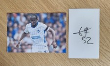Brighton Malick Yalcouye hand signed autograph card with photo 5x3 picture