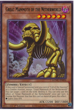 Great Mammoth of the Netherworld MZMU-EN004 - Rare - 1'st Edition - NM/M picture