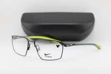NEW NIKE 4311 N 004 BLACK LIME GREEN GUNMETAL AUTHENTIC EYEGLASSES 56-16 picture