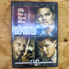 The Departed DVD Full Screen, Scorsese DiCaprio Damon R 151min Warner picture