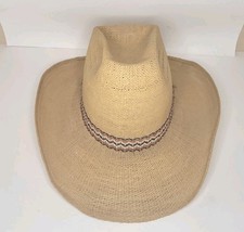 Resistol Stagecoach Self-Conforming Western Straw 7 1/4 Hat - Excellent Cond. picture