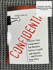 John Nolan CONFIDENTIAL: BUSINESS SECRETS, GETTING THEIRS, Brand New , Reprint picture