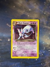 Pokémon TCG Dark Espeon Neo Destiny Holo Unlimited Rare Card 4/105 MP picture