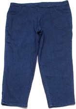 JMS Just My Size Pull On Elastic Waist Blue Jeans Denim Pants Womens 4X P X 27