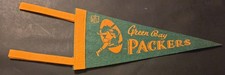 1960's Green Bay Packers Full Size Pennant - Heisman Runner 30x12 picture