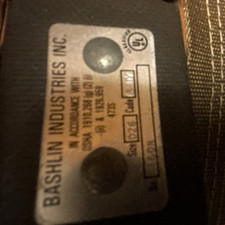 Bashlin Industries Inc. 473S Leather Power Utility Lineman Climbing Belt D-Rings picture