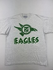 VTG 80s North Texas Mean Green Heather Gray Single Stitch T-Shirt Men Size XL picture