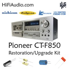 Pioneer CT-F850 rebuild restoration recap service kit repair capacitor diode picture