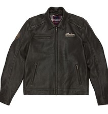 Indian Motorcycle Men's Classic Leather Jacket with Removable Lining picture