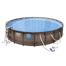 Coleman 22x52 Swim Vista II Pool Set with Pump, Ladder and Cover picture