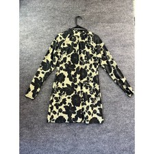 Women’s XL Green Black Floral Long Sleeve Modest Swim Dress Rash Guard picture