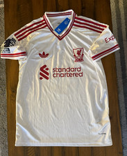 adidas Liverpool FC Szoboszlai #8 White Away 26/27 jersey kit - size M medium picture