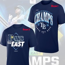 FASTSHIP - Tampa Bay Rays 2026 AL East Division Champions Unisex S-5XL For Fans picture