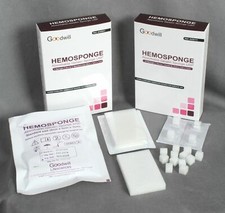 10 Pack of Dental Hemosponge Absorbable Gelatin USP Sterile 32 Sponge 10x10x10mm picture