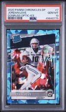 2020 Panini Chronicles Draft Picks - Jordan Love #7 Ice /15 PSA 10 picture