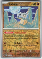 PO-03 Reverse Holo Cubone 104/165 Common SV: Scarlet & Violet 151 picture