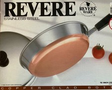 Vintage NOS, Revere Ware 12 Inch Skillet,  New in Box, Made In USA, 3514527 picture