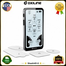 0xiline TENS XS Pro TENS EMS Unit Dual Channel Touchscreen 24 Modes-New🔥❗ picture