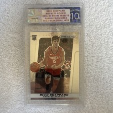Panini 2024-25 Prizm Deca Reed Sheppard Rockets Rookie Tribute #28 Gem Mint 10 picture