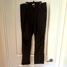 Ridgecut Women's Black Ripstop Cargo Pants Pockets Stretch 30