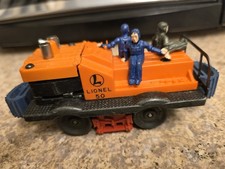 Vintage Postwar Lionel 50 Motorized Gang Car Off-Center Horn 3 Figures O Gauge picture