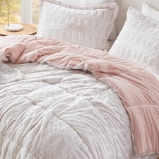 Madison Park Gia Comforter Set King/Cal King Blush/White 3 Piece picture