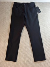 Lululemon EasyFive Classic Straight Pants Mens 30 Black Business Career LM5B13S picture