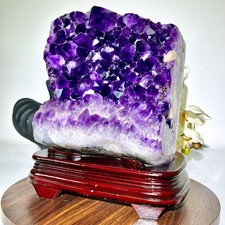 10.71LB Top Brazilian amethyst spiritual restoration for large teeth crystal blo picture