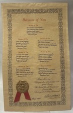 1929 The United Jewish Campaign Distinguished Service Testimonial Certificate picture