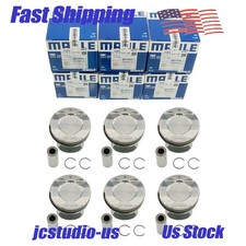 MAHLE 6X Pistons&Rings BMW F30 F10 35i 40i 3.0L Turbo L6 N55 Engine 11258619196 picture