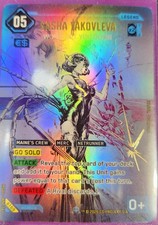 Sasha Yakovleva (Won't Let You Down) Cyberpunk TCG Iconic Rare Never Played B169 picture