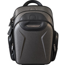 Tumi Mclaren Paddock Backpack- Carbon Fiber & Leather- Laptop- Luxury- Travel picture