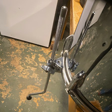 3 Tama MC8 Drum Rim Mount w/ Tom Legs turn any drum into a floor tom.  picture