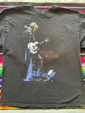 VTG David Bowie Reality Tour T-Shirt Euro Tour L/XL picture