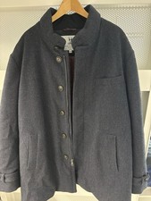 Norwegian Wool Pure Cashmere Car Coat Size 2XL picture