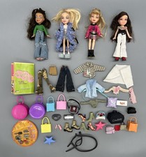 MGA VINTAGE LOT 4 LIL BRATZ MINI DOLLS CLOTHES SHOES BRUSHES PURSES picture