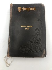 Gefangbuch Edwin Horst  1918 Deutichen Evangelifchen Synode Antique picture