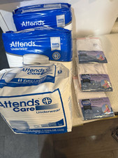 Incontinence Lot: 3x Attends XL Underwear + 3x Inspire 3XL Washable Panties New picture