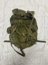 USGI Alice Pack (No Frame) Medium Olive Drab OD Green W/ Pouches Used Condition picture
