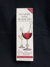 Pure Wine The Wand Wine Purifier Filter No More Wine Headaches 3 8 10 packs New picture
