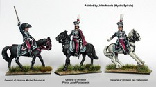 28mm Napoleonic Duchy of Warsaw Mounted Commanders Perry Miniatures Metal YHP picture