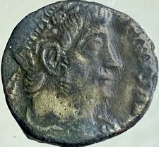 Ancient Roman Coin Emperor Constantine II 337-340AD Soldier Spear Shield Genuine picture