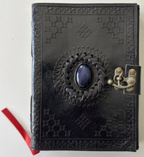Lapis Stone Handmade Genuine Leather Diary Journal Notebook 110-Pages picture