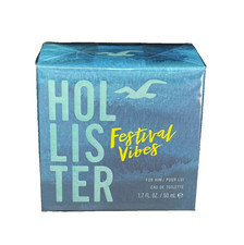 Hollister Festival Vibes for Him Eau de toilette Spray 1.7 oz New In Box picture