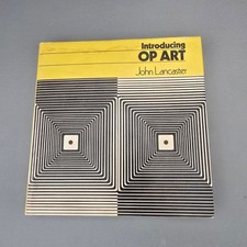 Introducing OP ART John Lancaster Vintage 1973 Hardcover Art Book Watson Guptill picture