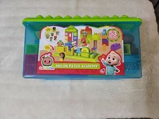 NEW Cocomelon Melon Patch Academy Early Learning Toy 6 Figures 53pc Block Set picture