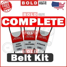 For Honda CRV 1997-2001 ALTERNATOR-A/C-Power Steering Drive Belt Set of 3 BANDO picture