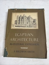 1938 First Edition Earl Baldwin Smith Egyptian Architecture Cultural Expression picture