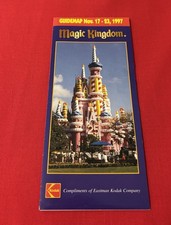 Walt Disney World  Magic Kingdom Vintage Guide Map 25th Anniversary Castle Cake picture