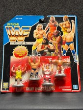 Vintage 1991 Hasbro WWF Mini Wrestlers 4 Pack Mr Perfect Piper Duggan Tornado picture